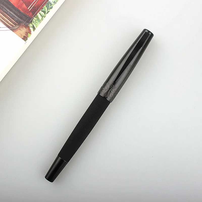 Pentru Hongdian 6013 Elegant black Metal Stilou Negru Titan F/EF Peniță de de Lux Stilou cu Cerneală de Birou Rechizite Școlare - \ Royaltowniasi.ro